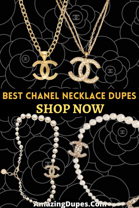 chanel replica leather and chain charm bracelet|chanel dupes necklace.